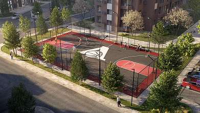 1-комнатная, 45.6 м2