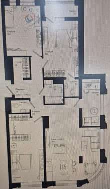 3-комнатная, 113.5 м2